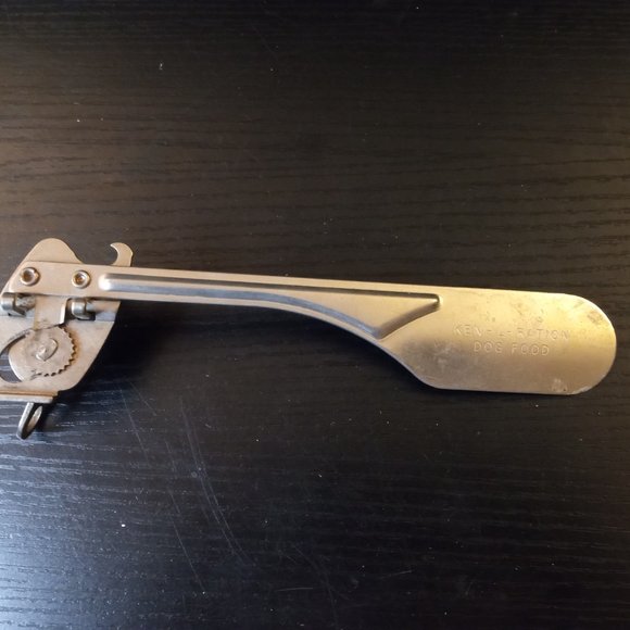 Vintage ken ration dog food can opener with spoon - Picture 2 of 4